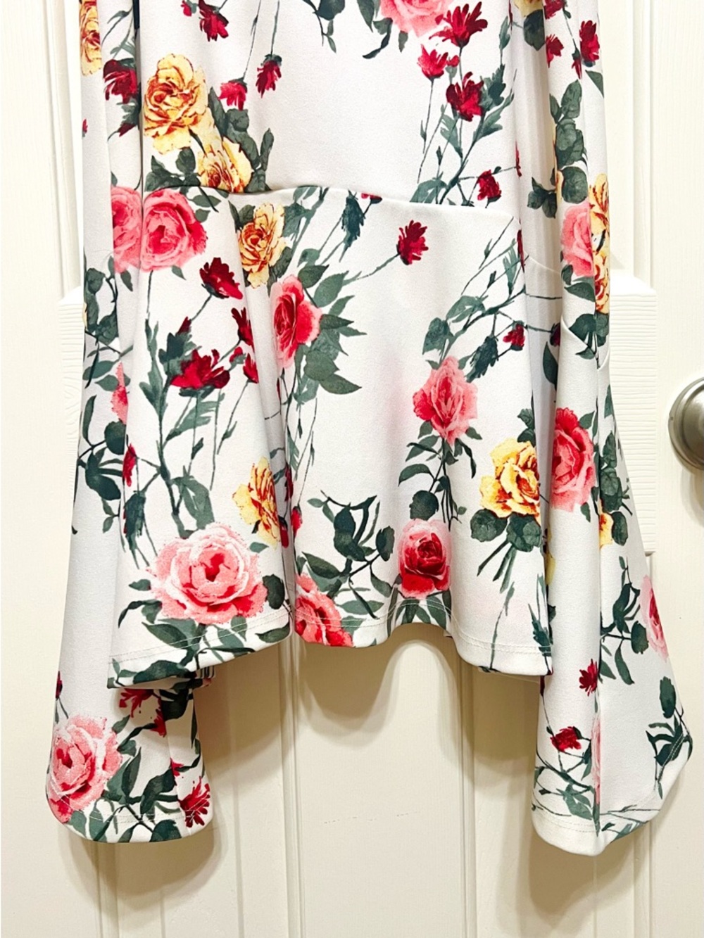 NWT Elegant Floral Mermaid Midi Dress - Picture 14 of 15